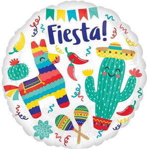 Amscan_OO Balloon - Foil Fiesta Party Foil Balloon 45cm Each