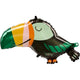 Balloon - Foil Get Wild Toucan Foil Balloon 68cm x 38cm  Each