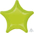 Kiwi Green Star Foil Balloon 45cm Each