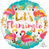 Let's Flamingle Foil Balloon 45cm Each