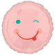 Amscan_OO Balloon - Foil Pink Smiley Face Foil Balloon 45cm Each