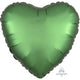 Amscan_OO Balloon - Foil Satin Luxe Emerald Heart Foil Balloon 45cm Each