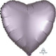 Amscan_OO Balloon - Foil Satin Luxe Greige Heart Foil Balloon 45cm Each