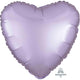Amscan_OO Balloon - Foil Satin Luxe Pastel Lilac Heart Foil Balloon 45cm Each