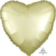 Amscan_OO Balloon - Foil Satin Luxe Pastel Yellow Heart Foil Balloon 45cm Each