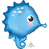 Seahorse Foil Balloon 48cm x 53cm Each