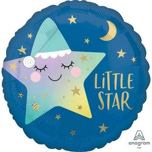 Amscan_OO Balloon - Foil Sleepy Little Star Foil Balloon 45cm Each