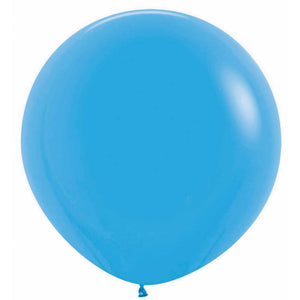 Amscan_OO Balloon - Plain Latex Blue Black Latex Balloons 60cm 3pk