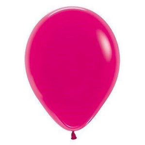 Amscan_OO Balloon - Plain Latex Crystal Fuchsia Latex Balloons 30cm 100pk