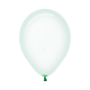 Amscan_OO Balloon - Plain Latex Crystal Pastel Green Latex Balloons 30cm 100pk