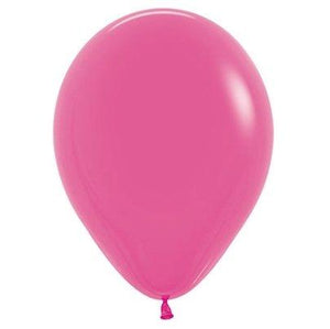 Amscan_OO Balloon - Plain Latex Fashion Fuchsia Latex Balloons 30cm 100pk