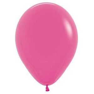 Amscan_OO Balloon - Plain Latex Fashion Fuchsia Latex Balloons 30cm 25pk