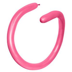 Amscan_OO Balloon - Plain Latex Fashion Fuchsia Modelling Latex Balloons 260T 100pk