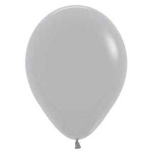 Amscan_OO Balloon - Plain Latex Fashion Grey Latex Balloons 30cm 100pk