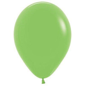 Amscan_OO Balloon - Plain Latex Fashion Lime Green Latex Balloons 30cm 100pk