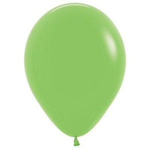 Amscan_OO Balloon - Plain Latex Fashion Lime Green Latex Balloons 30cm 25pk