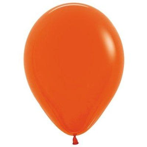 Amscan_OO Balloon - Plain Latex Fashion Orange Latex Balloons 30cm 100pk