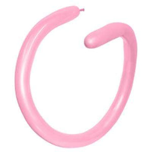 Amscan_OO Balloon - Plain Latex Fashion Pink Modelling Latex Balloons 260T 100pk