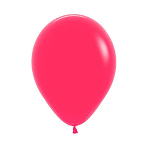 Amscan_OO Balloon - Plain Latex Fashion Raspberry Latex Balloons 30cm 100pk