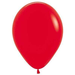 Amscan_OO Balloon - Plain Latex Fashion Red Latex Balloons 30cm 100pk