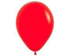 Amscan_OO Balloon - Plain Latex Fashion Red Latex Balloons 45cm 6pk