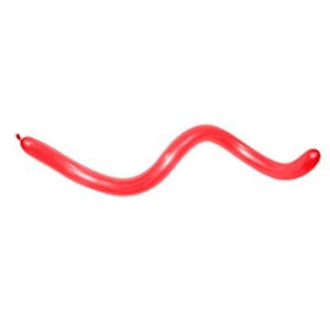 Amscan_OO Balloon - Plain Latex Fashion Red Modelling Latex Balloons 360T 20pk