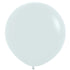 Fashion White Latex Balloons 60cm 3pk