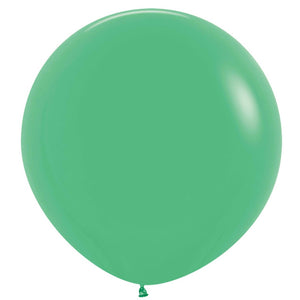 Amscan_OO Balloon - Plain Latex Green Royal Blue Latex Balloons 60cm 3pk