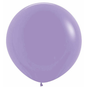 Amscan_OO Balloon - Plain Latex Lavender Black Latex Balloons 60cm 3pk