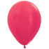 Metallic Fuchsia Latex Balloons 30cm 25pk