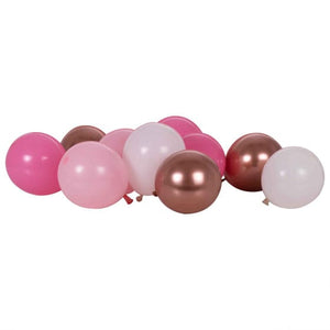 Balloon - Plain Latex Mix It Up Blush Balloon Pack 12cm 40pk