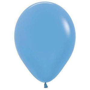 Amscan_OO Balloon - Plain Latex Neon Blue Latex Balloons 30cm 25pk