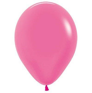 Amscan_OO Balloon - Plain Latex Neon Fuchsia Latex Balloons 30cm 25pk