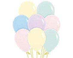 Amscan_OO Balloon - Plain Latex Pastel Matte Assorted Latex Balloons 30cm 100pk