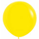 Amscan_OO Balloon - Plain Latex Yellow Royal Blue Latex Balloons 60cm 3pk