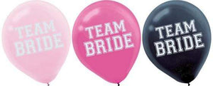 Amscan_OO Balloon - Printed Latex Team Bride Latex Balloons 30cm 15Pk