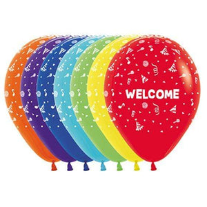 Amscan_OO Balloon - Printed Latex Welcome Fashion Assorted Latex Balloons 30cm 12pk