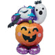 Balloon - Supershapes, Numbers & Letters AirLoonz Fun & Spooky Ghost & Pumpkin SuperShape Foil Balloon 104cm x 134cm Each