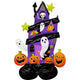 Balloon - Supershapes, Numbers & Letters AirLoonz Halloween Haunted House SuperShape Balloon 88cm x 127cm Each