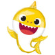 Amscan_OO Balloon - Supershapes, Numbers & Letters Baby Shark Super Shape Foil Balloon 91cm Each