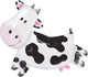 Amscan_OO Balloon - Supershapes, Numbers & Letters Barnyard Birthday Cow SuperShape Foil Balloon 76cm x 71cm Each