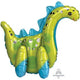 Amscan_OO Balloon - Supershapes, Numbers & Letters Dino-Mite Stegosaurus Dinosaur Supershape Foil Balloon 48cm x 58cm Each