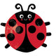 Amscan_OO Balloon - Supershapes, Numbers & Letters Happy Ladybug Supershape Foil Balloon 45cm x 48cm Each