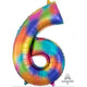 Balloon - Supershapes, Numbers & Letters Numeral SuperShape Foil Balloon 86cm Each