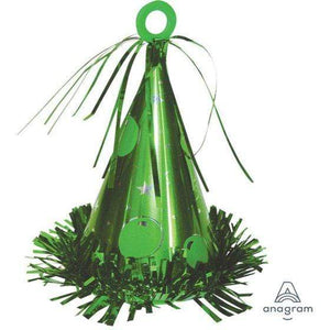 Balloon - Weights Party Hat Balloon Weight - Green 170g Each