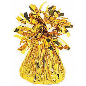 Amscan_OO Balloon - Weights Small Foil Gold Balloon Weight 180g Each