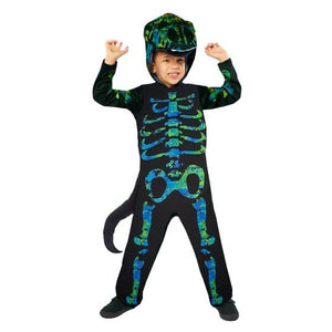 Boys Costume 8-10 Years Skeleton Dino Boys Costume