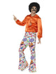 Costume Men 60s Groovy Flared Trousers