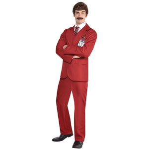 Amscan_OO Costume Men Anchorman Ron Burgundy Costume Men Each