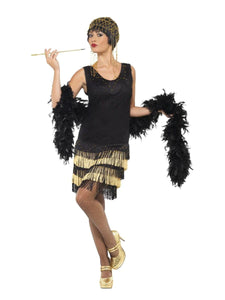 Costume Women 20s Fringed Flapper Costume